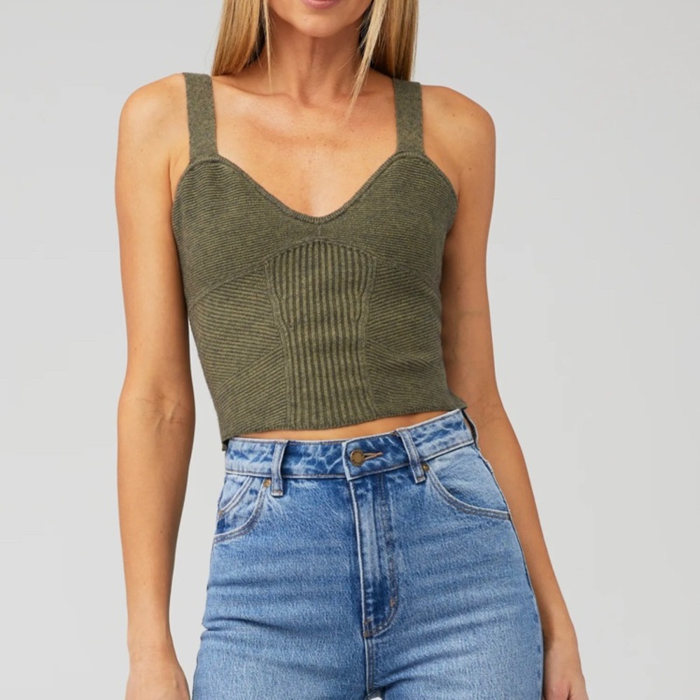 NWT Mink Pink Merv Corset Tank